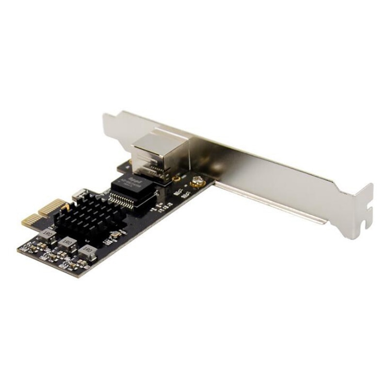 Pci-e 2.5G Singola Porta Ethernet Adattatore di Rete Pci-E X1 2.5G Scheda Lan Rtl8125 Supporta 2.5G e1G Lite modalità