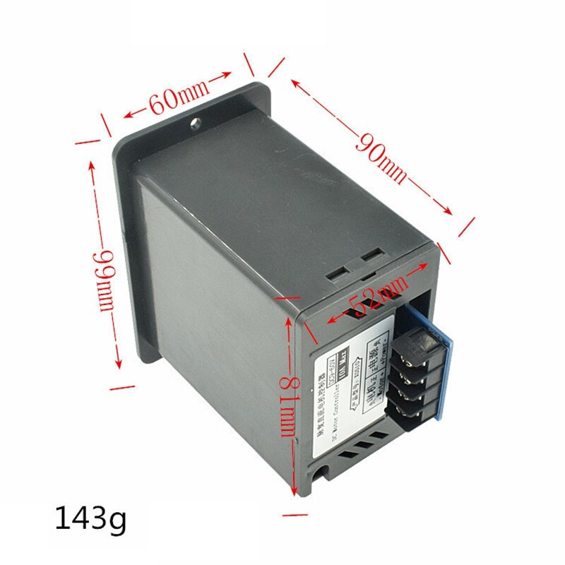 GYTB 12V 24V 36V 48V 6A Dc Motor Speed Controller Adjustable Reducer Control Switch with Shell