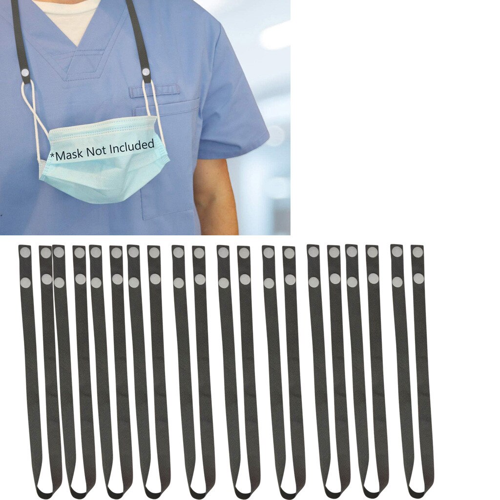 rope Adjustable Face Masks Extension Lanyard Handy&convenient Safety Ear Holder Portable Mouth Maskse Hang on Neck Rope Hooks: C