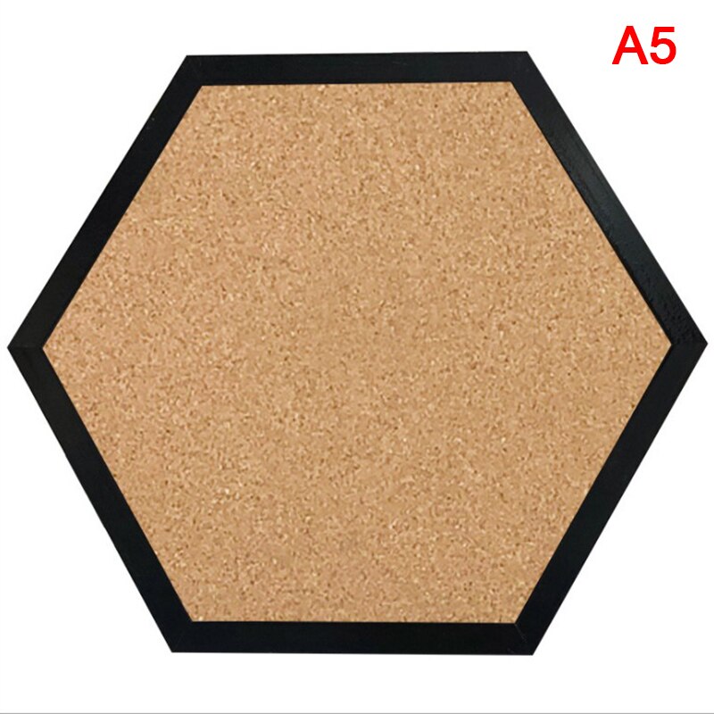 Cork Wood Wall Hanging Message Bulletin Board Frame Notice Note Memo Board for Home Office Shop School Photo Background
