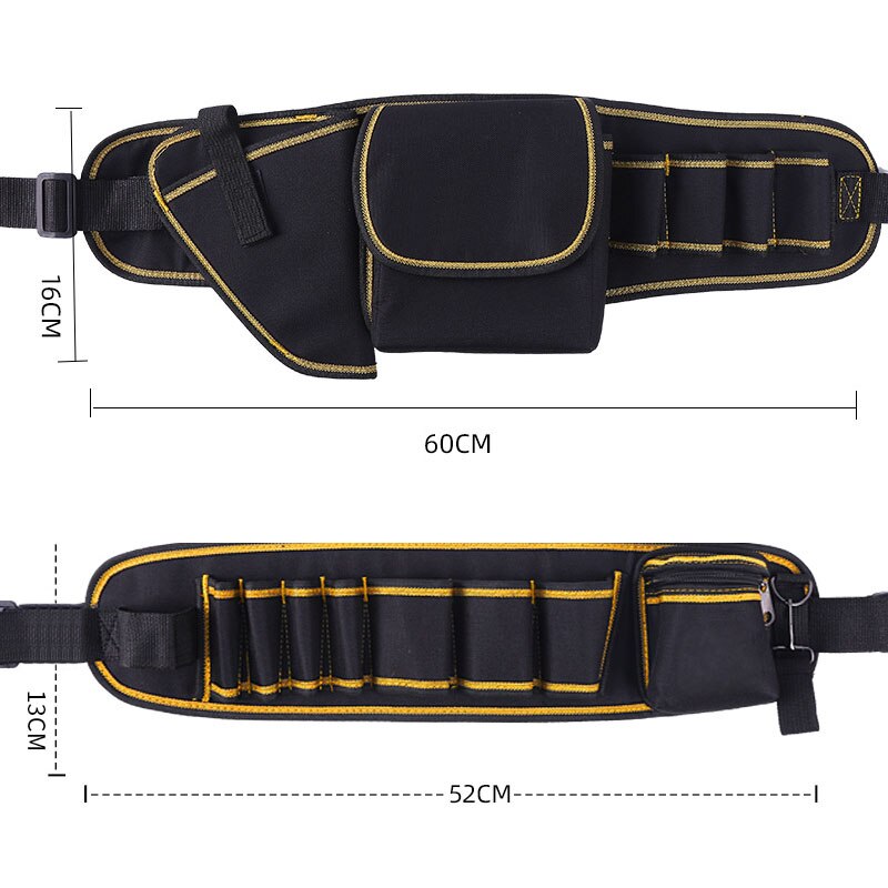 Tool Pouch Waterproof Maintenance and Electrician's Tool Belt Multifunction Tool Bag, Belt Bag, Electrician Tool Bag