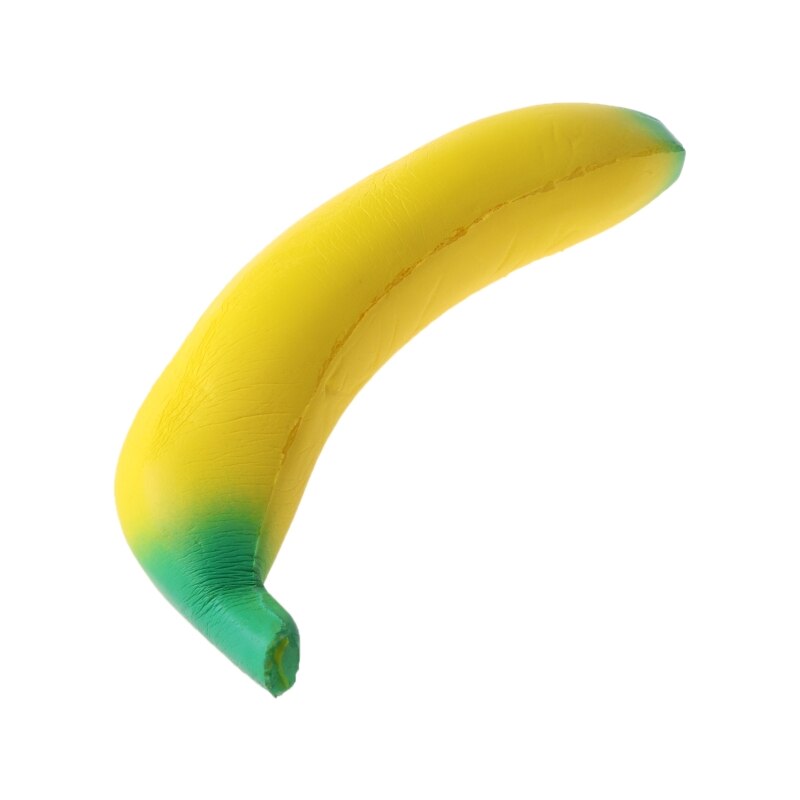 18CM Simulation Banana Squishy Toy Slow Rising Squeeze Stress Decompression Doll 97BD
