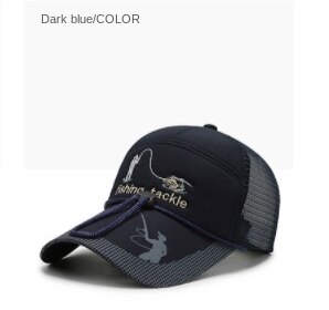 100% Vissen Hoed Mannen Outdoor Zon Bescherming Zonnescherm Vissen Hoed Sport Sneldrogende Wandelen Paardrijden Hoed Baseball Netto cap: PT-02