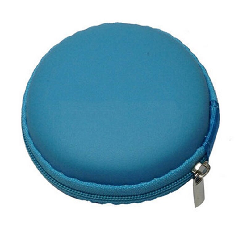 7 Kleuren Portemonnees Vrouwen Meisjes Mode Rits Portemonnee Mini Euro Ronde Coin Houder Casecoin Portemonnee Voor Kinderen Vrouwen Dames: Light Blue