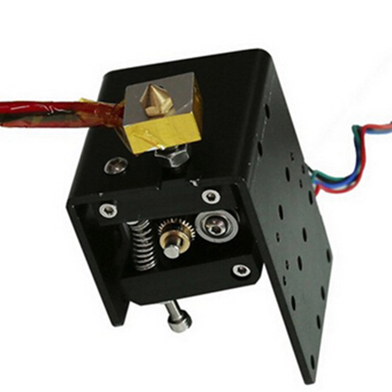 Extrusora Anet A6 A8, cabezal de impresora 3D MK8, Extrusor de boquilla Hotend de un solo cabezal en forma de J, boquilla Extra de 1,75/3mm ABS/PLA, pieza de motor de 42 pasos