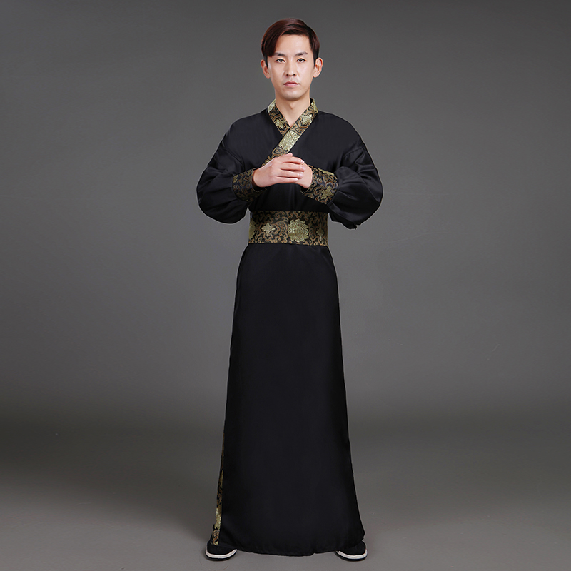 Mannen Hanfu Volwassen Kostuum Hanfu Kostuums Verbeterde Chinese Stijl Warrior Ridders Geleerden Song-dynastie Kostuums