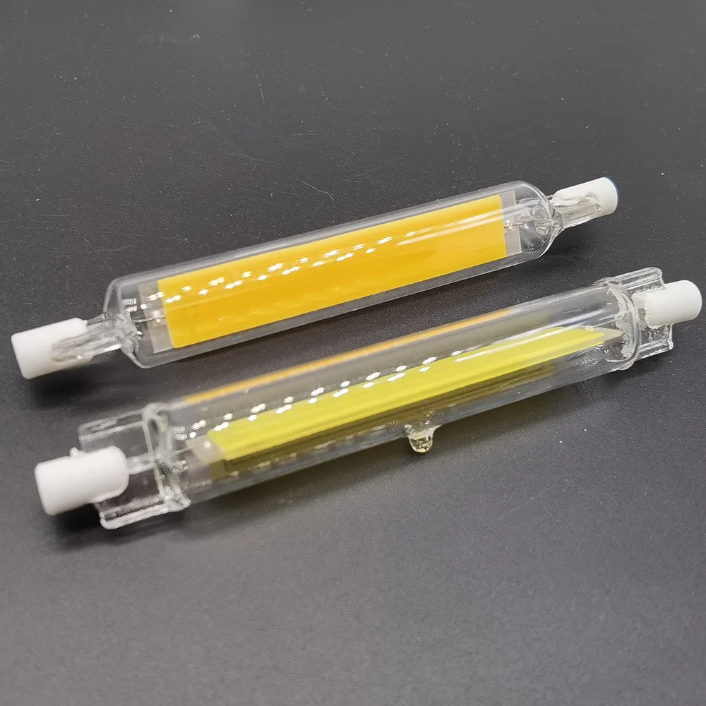 LED R7S 78mm 15W 20W R7S Hoge Krachtige Spotlight 118mm 30W 40W 110V 220V COB Lamp Glazen Buis Vervangen Halogeenlamp Licht