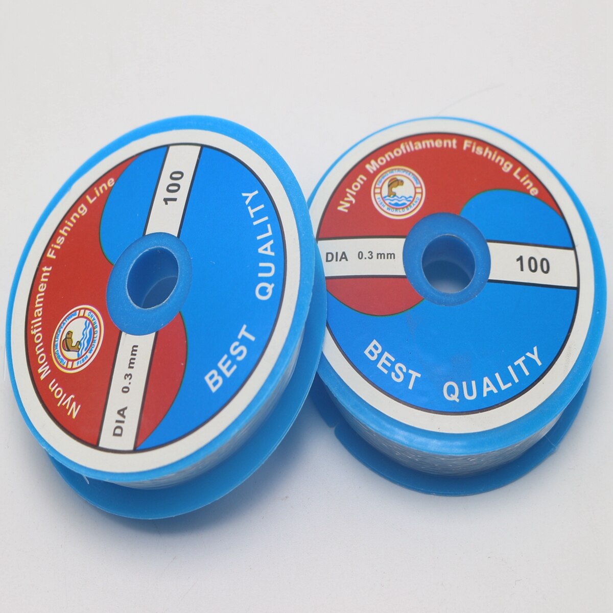 10 Roll Clear Nylon Fishing Wire Non Stretch Beading Cord Invisible 0.3mm-0.5mm