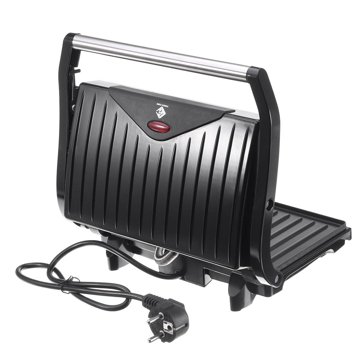 Elétrica sanduíche steak maker dupla torrada grill pan não vara waffle torradeira bolo máquina de café da manhã cozinha ferramentas 750w 220v-240v