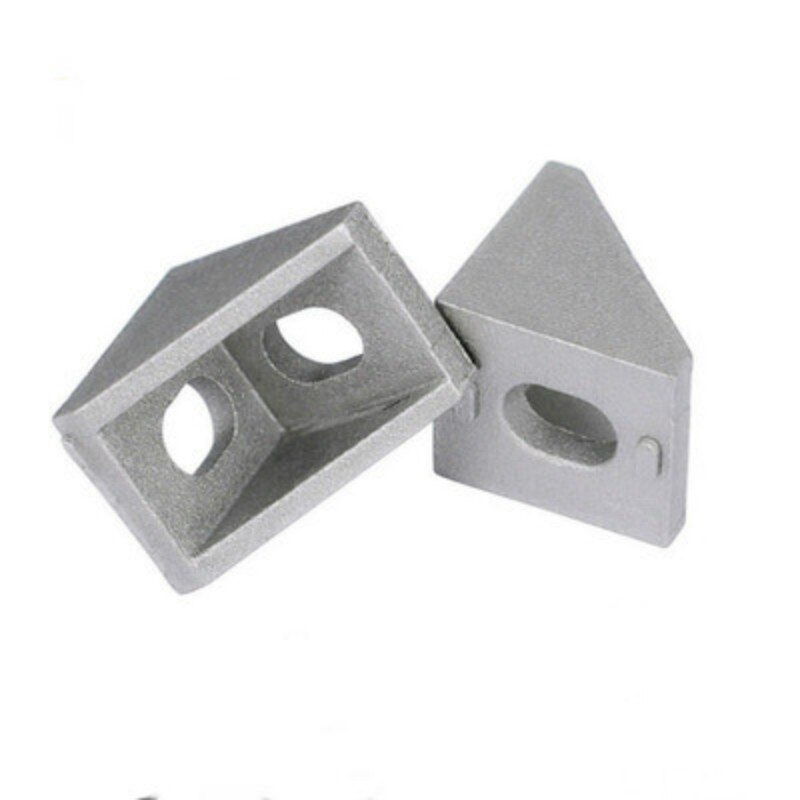 20x20x17mm L-shaped aluminum corner fitting connector bracket fastener series industrial aluminum profile corner code