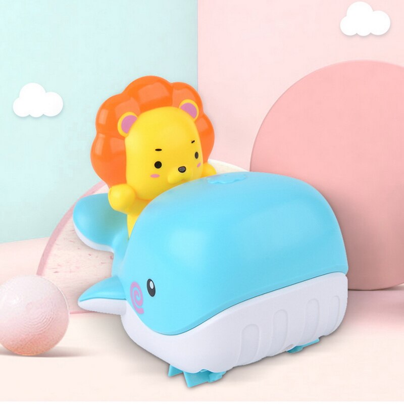 Wind-Up Clockwork Speelgoed Amfibische Walvis Leeuw Baden Speelgoed Waternevel Kinderen Speelgoed