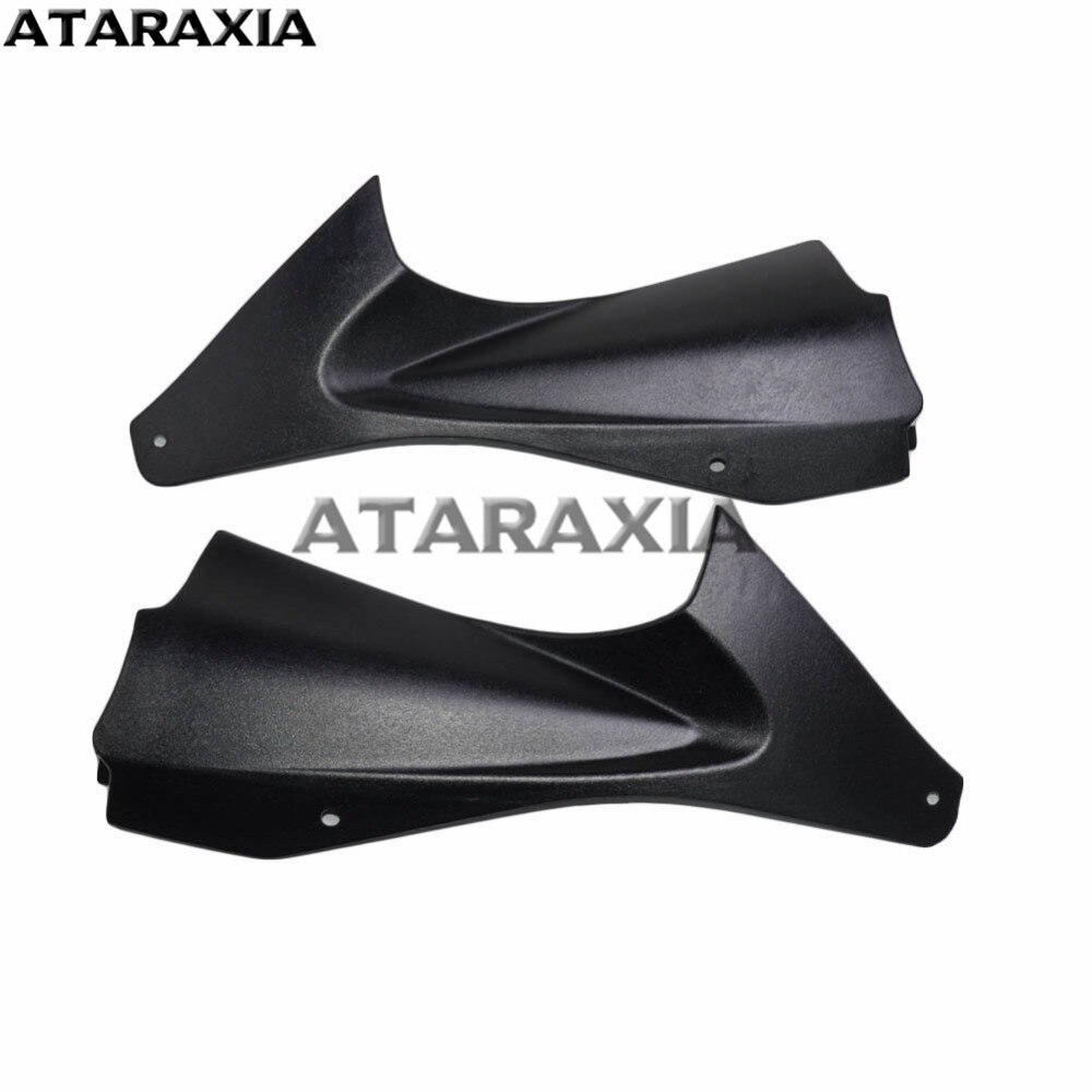 Motorcykel dele 06-07 yzfr 6 motorcykel kåbe luftkanal sidedæksel plastik sort til yamaha yzf -r6 yzf  r6 2006 2007 06 07