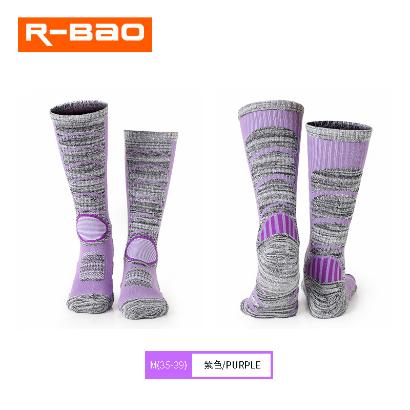 R-BAO Warme Lange Thermische Socken Alaska Männer Frauen Dicker Baumwolle Outdoor Sport Klettern Camping Wandern Schnee Ski Socke