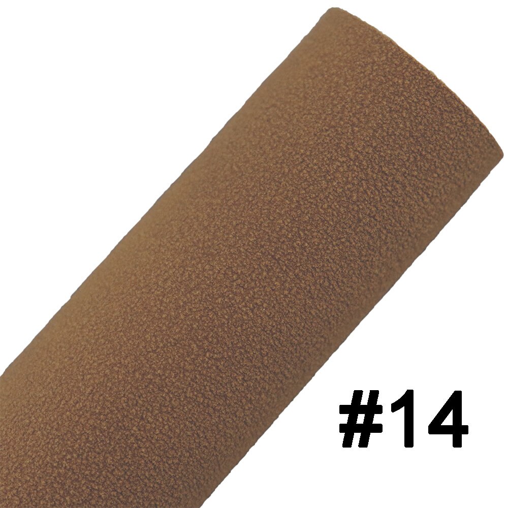 30X134Cm Roll Plain Kleur Frosted Suède Zool Faux Syntetic Leer Stof Materiaal Voor Haarelastiekjes Oorbel Handtassen diy KY008: KY008 - 14