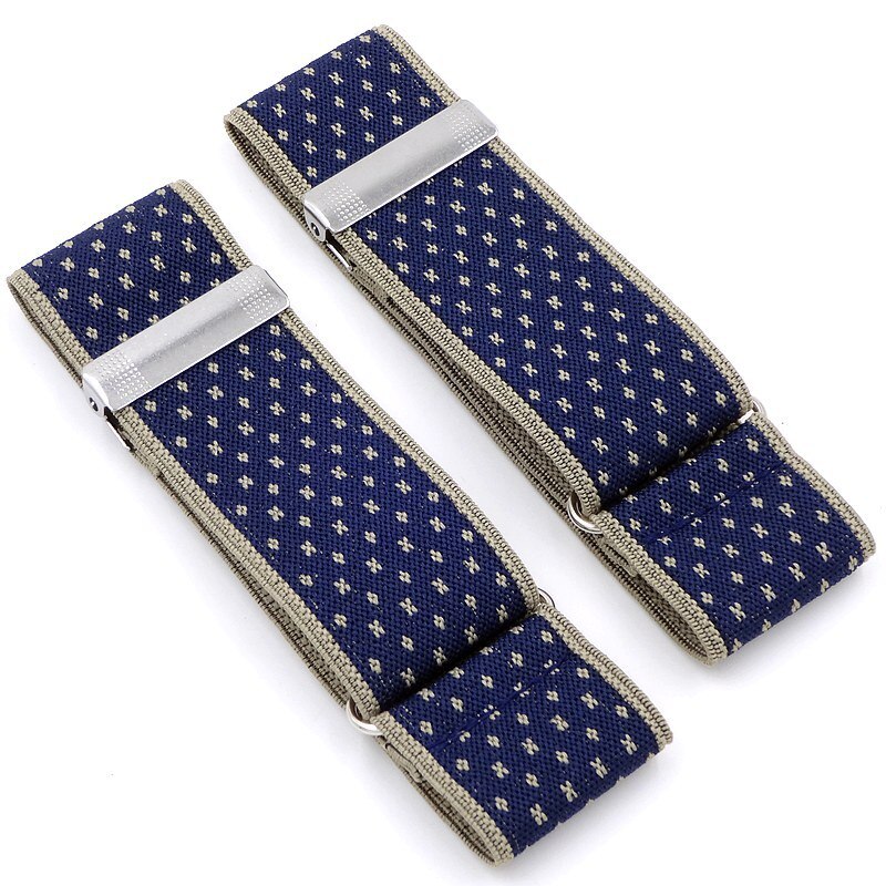 1 Pair Men Women Shirt Sleeve Holders Adjustable Armband Elasticated Sleeve Garters Accessories Business Sleeve Cuffs: 09