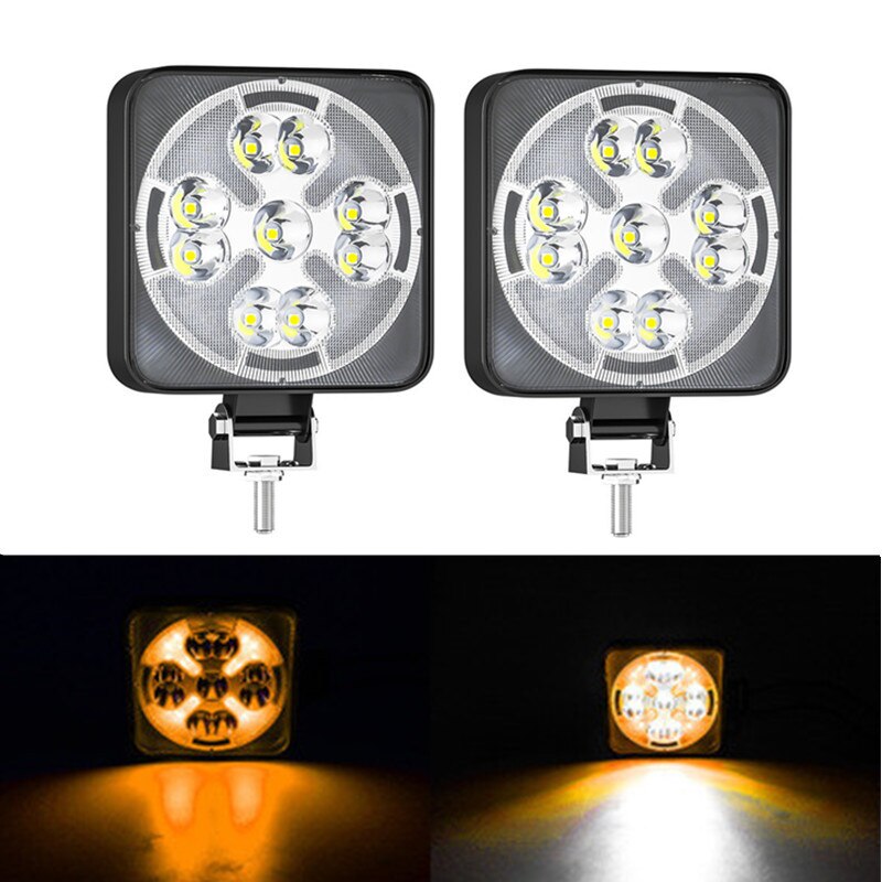 2Pcs Strobe Lights Noodverlichting 21 Led Running Light Werken Lamp DC9V-60V Led Werklamp Led Spots Motorfiets