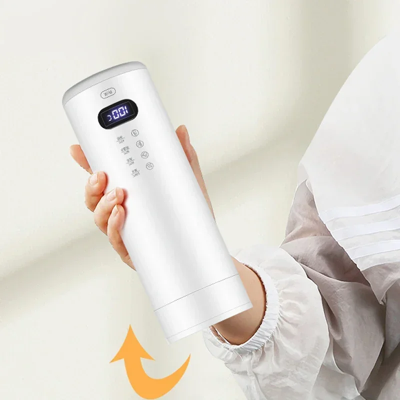 Taza de agua eléctrica de 400ML, taza eléctrica inteligente para hervir, taza de salud multifuncional, hervidor eléctrico portátil para hervir