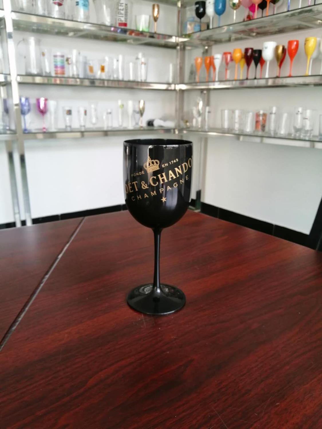 PC plastic champagne red wine cup acrylic glass bar red wine transparent glass glass brandy: Red