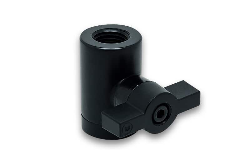 EK-AF Ball Valve Waterway Control For PC Computer Water Cooling System: black