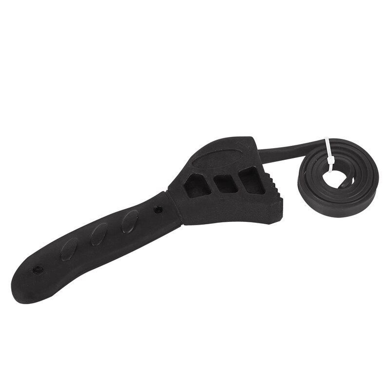 500mm Non-slip Pipeline Wrench Rubber Strap Wrench Jar Lids Tighten Loosen Plumbing Tool Universal Oil Filter Spanner