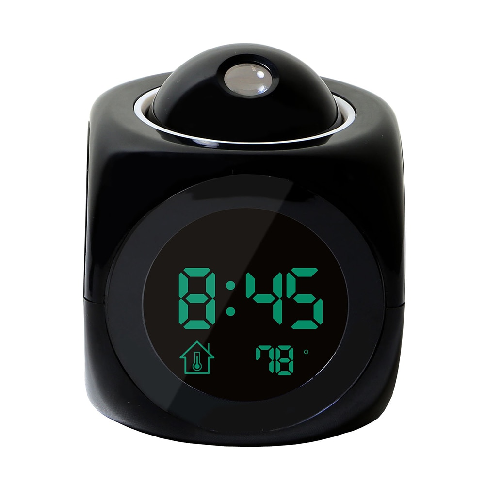 portato Sveglia Della Proiezione posticipare Bambini Sveglia Proiettore Digitale Orologio Sveglia Luce con Rapporto in tempo Funzione di Retroilluminazione