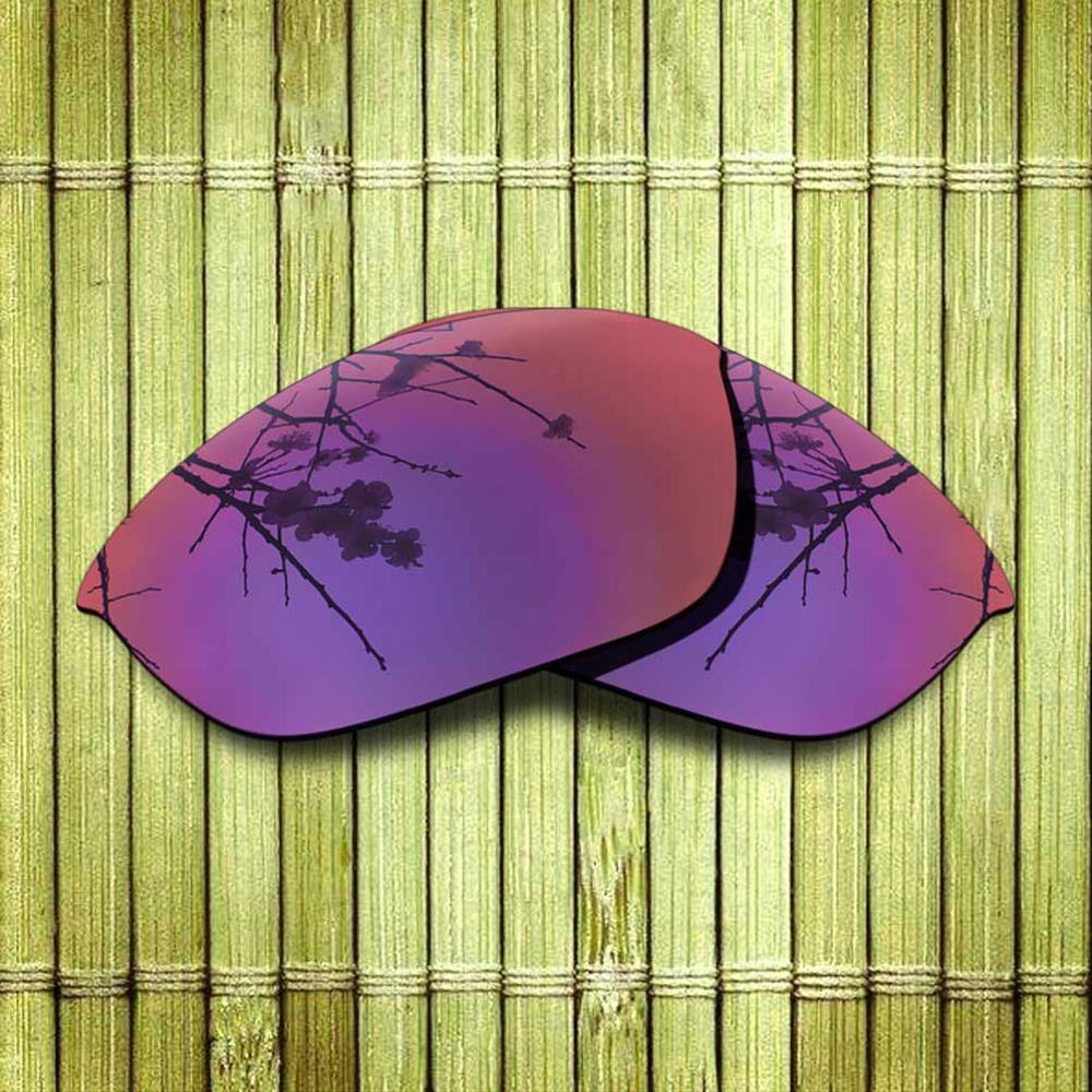 Polarized Replacement Lense For-Oakley Half Jacket 2.0 Sunglasses Frame True Color Mirrored Coating - Options: Midnight Sun