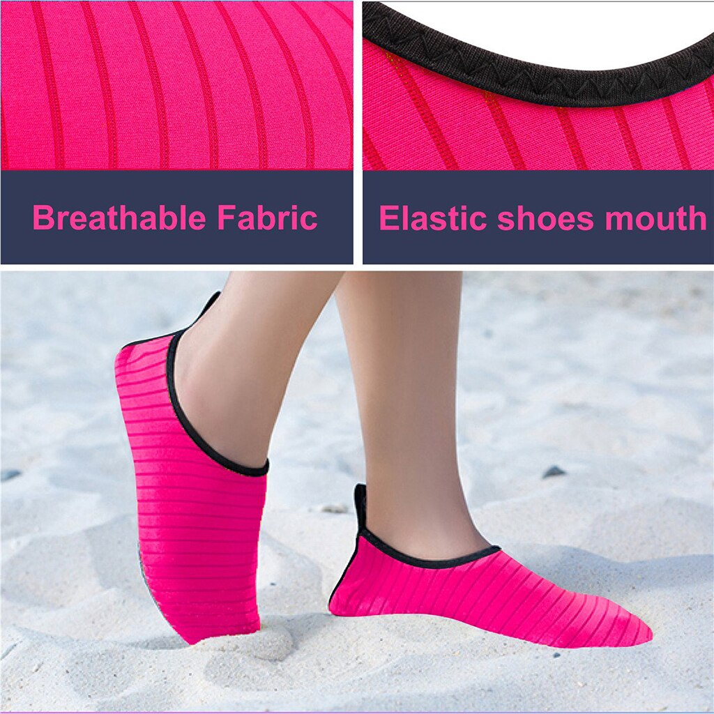 Aqua-zapatos antideslizantes para hombre y mujer, calzado de deporte acuático, de secado rápido, para pies descalzos