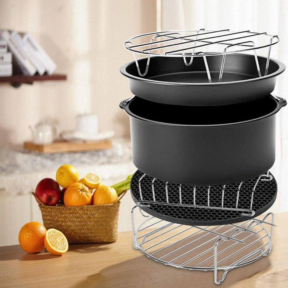 Air Fryer Accessories for Gowise Phillips Cozyna and Secura, Set of 7, all Airfryer electric fryer 5.3QT to 5.8QT
