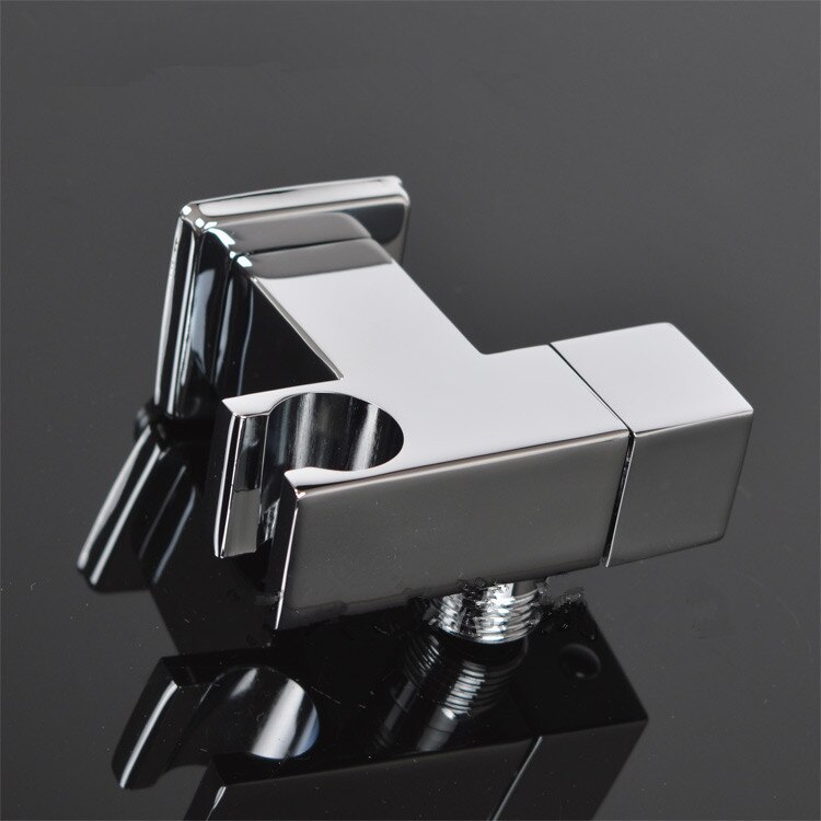 Brass Kitchen Bathroom Accessories Angle Valve with Holder for Toilet / Sink / Basin / Water Heater Angle Valves 1/2"