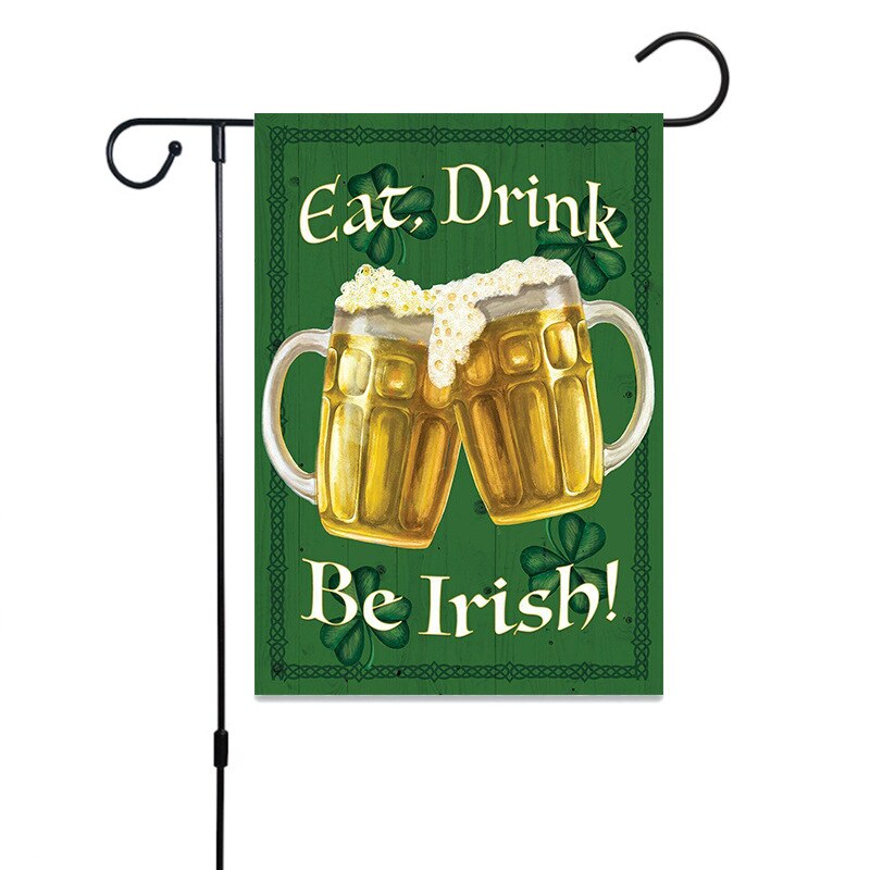 Irske st. patricks day mini yard banner haveflag med haveflag husindretning: H06