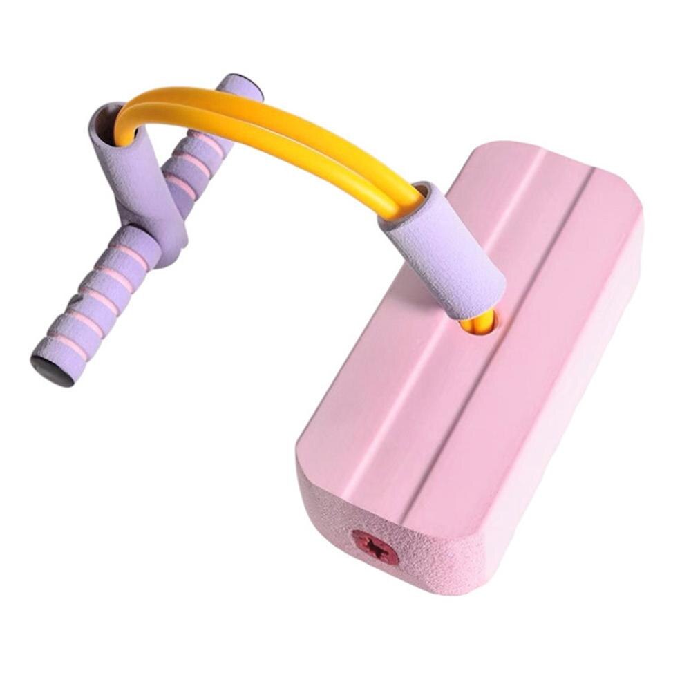 Legno Scala di Corda Multi Pioli Arrampicata Gioco Giocattolo di Formazione Outdoor Attività di Sicurezza Sport Altalena di Corda della Parte Girevole Rotativa Bambini del Giocattolo di Fitness: Jumping Pink