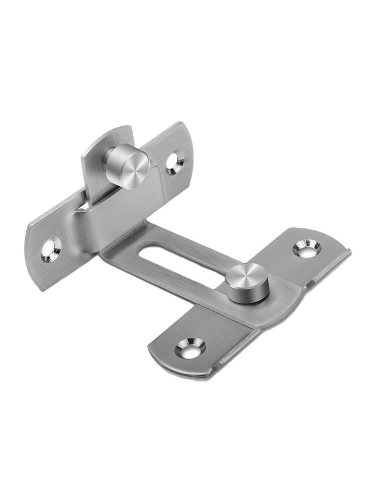 90 Degree Right Angle Door Latch Hasp Bending Latch Barrel Bolt with Screws for Doors Buckle Bolt Sliding Lock