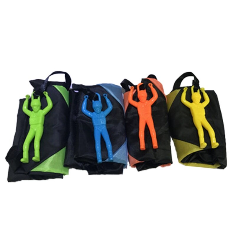 Paracaídas de juguete de soldado a mano para niños, juegos al aire libre para interiores, minisoldado, paracaídas, juguete infantil deportivo, 1 ud.