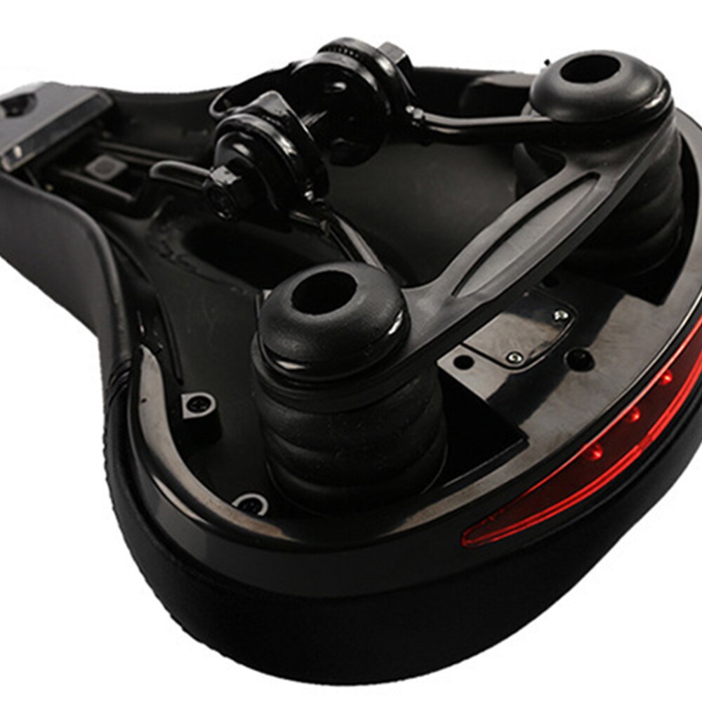 1 Pc Bicycle Saddle Comfortable PU Soft with Tail Light Bike Spare Parts MTB Cushion Bicycle Saddle for Bicycle