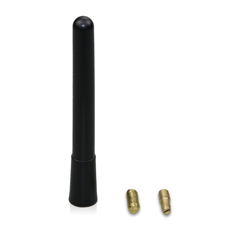 Autoantenne stijl radio fm antenne autoantenne am/fm radio antennemast schroeftype universeel auto accessoires zwart kort stomp