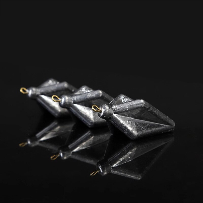 1pc 40g 50g 60g 80g 100g 120g 150g lyijy uppoaa neljä kulmaa kalastus lyijyn paino liitin kalastus koukku tarvikkeet