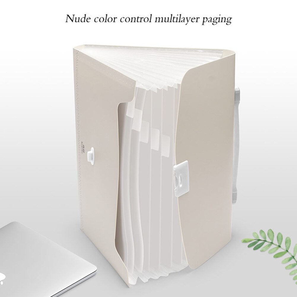 13 Grids Bestandsmap Handheld Orgel Doos Tas Waterdichte Organizer Opslag Houder Office Document A4 Papier Map Voor Zakelijke Man