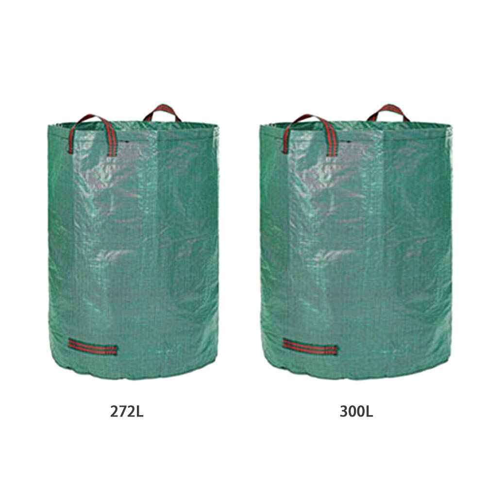 3pcs Container Storage Cleaning Large Capacity Leaf Waterproof Heavy Duty Rubbish Yard Refuse Sack With Handles Garden Waste Bag