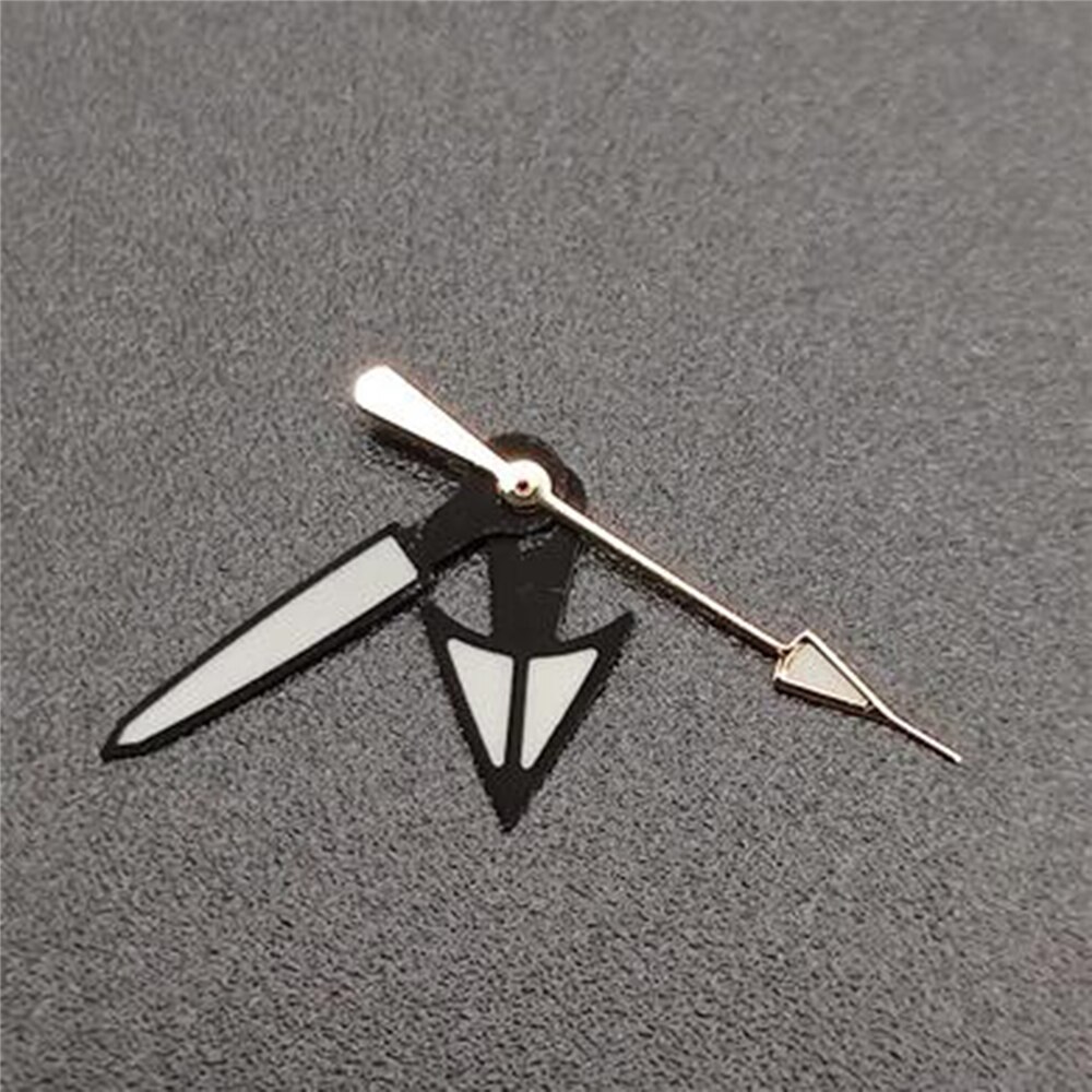 Minimalistischen Uhr Nadel C3 Stark Grün Luminou Uhr Hände für NH35 NH36 4R36 Uhr Bewegung: Black Gold