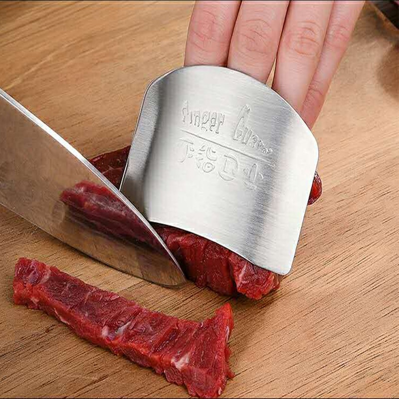 Aankomst Roestvrijstalen Keuken Accessoires Vinger Guard Gadget Voor Snijden Veilig Makkelijk Koken Gereedschap