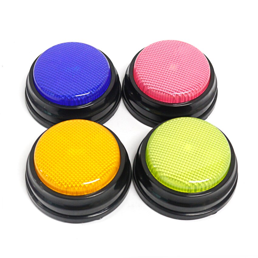 Record talking button, funny for entrepreneurs, sales and business people Learning Resources Lights and Sounds Buzzers M16: 4colors