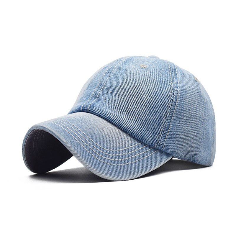 Het Gedeelte Van Cowboy Eenvoudige Licht Boord Baseball Cap Casual Honderd Met Mannen Hip-Hop Hoed Vrouwen Outdoor zonnehoed Jeugd Hoed