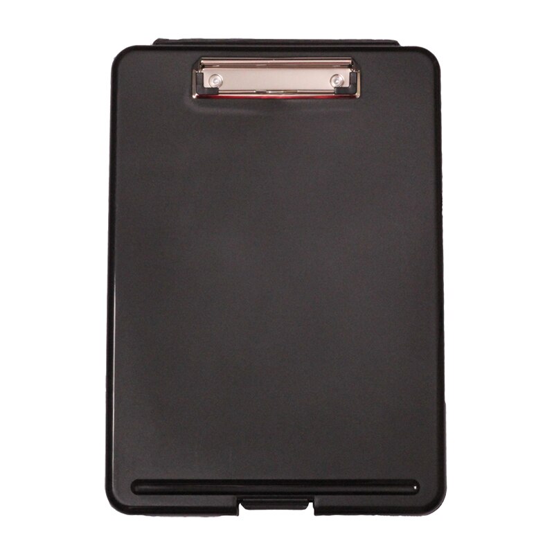 Candy Color Multifunctional File Case Plastic Clipboard File Folder with Pen Hold and Hanging Holdes Office Supplies: 1
