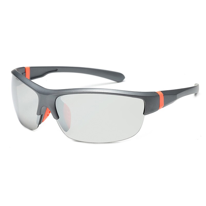 Noktowizor rybak okulary ochrona UV okulary przeciwsłoneczne okulary wędkarskie dla obu płci turystyka kemping okulary wiatroszczelne jazda gogle kolarskie: szary srebro