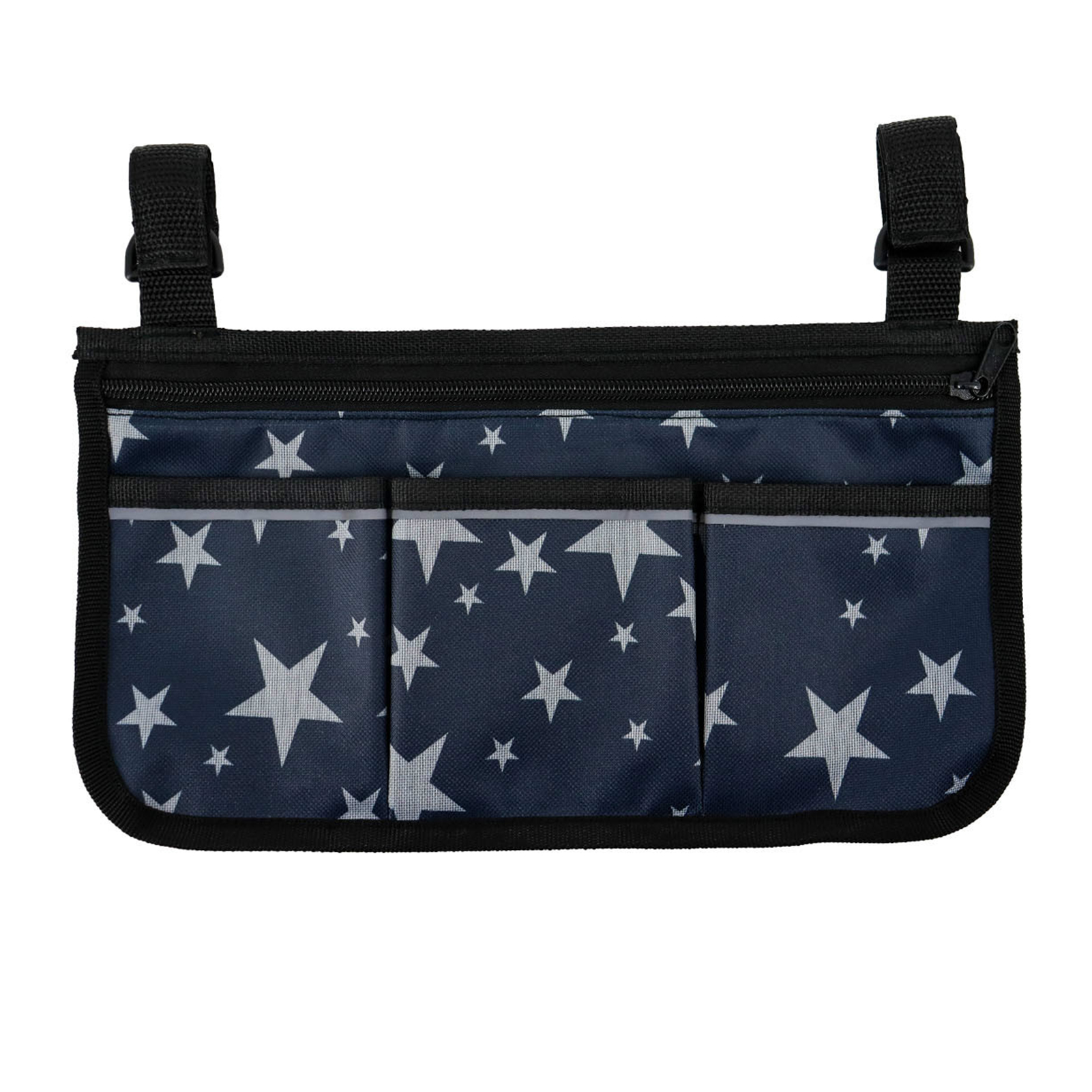 Rollstuhl Tasche mit Taschen Reflektierende Streifen Armlehne Seite Taschen Elektrische Rollstuhl Mobilität Rolle gehen Rahmen Lagerung Beutel: Typ 6