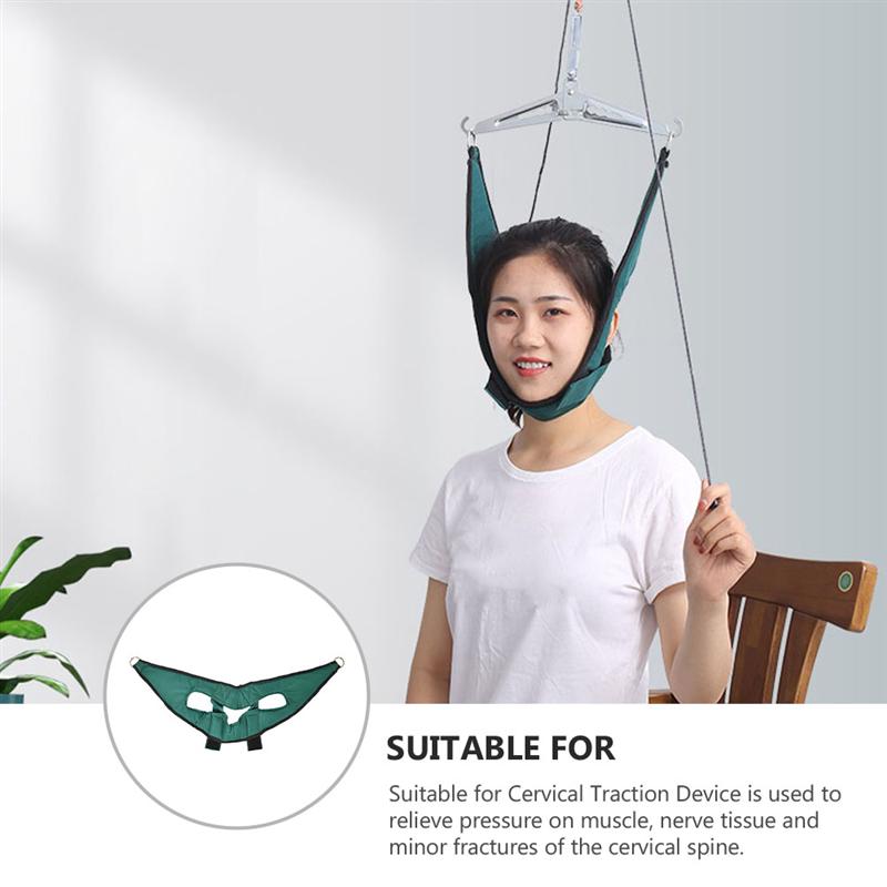 1pc Neck Massage Belt ​Cervical Traction Belt Household Neck Fixation Band Neck Physical Therapy Strap Head Hammock​