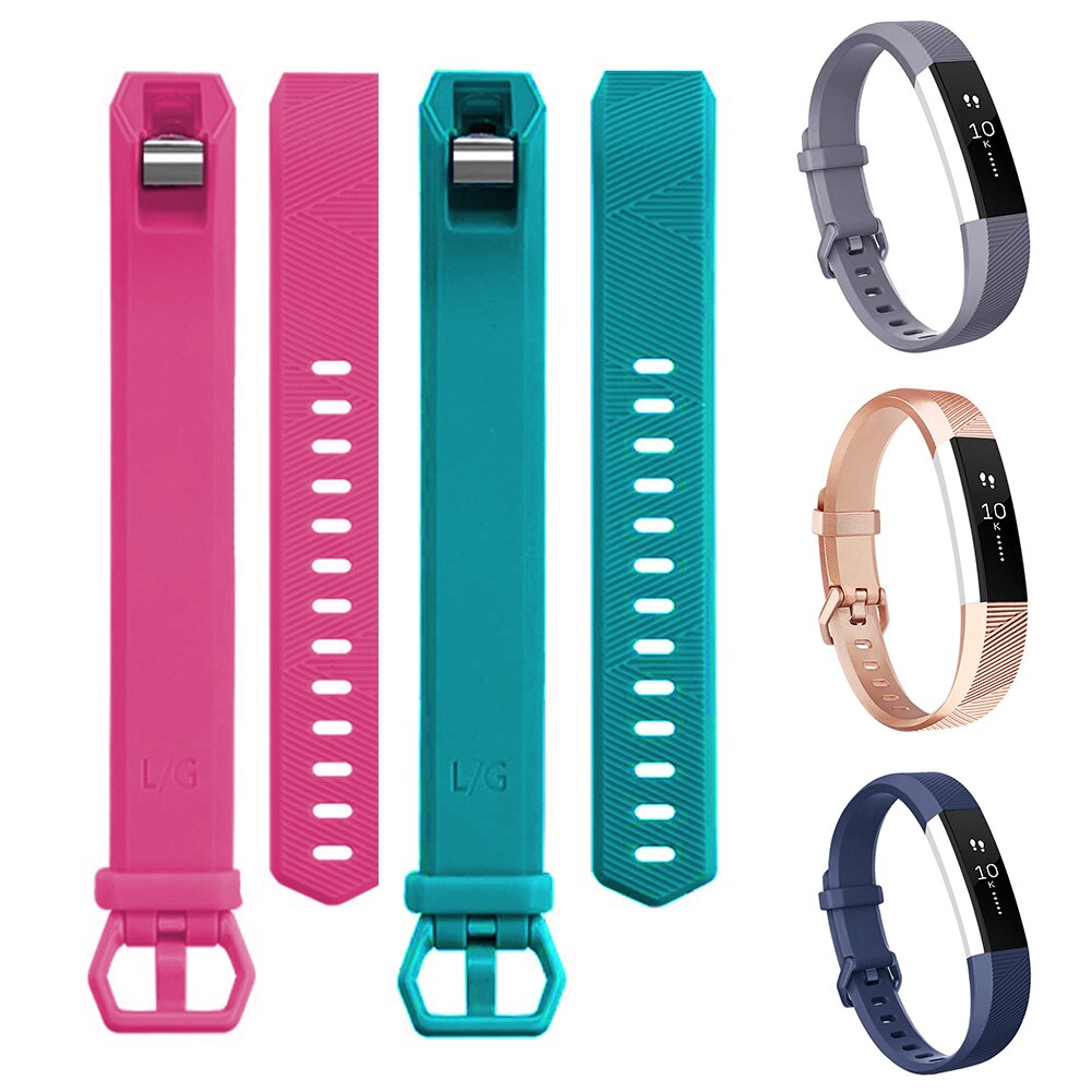 reemplazo de silicona ajustable correa de reloj deportivo para Fitbit Alta HR