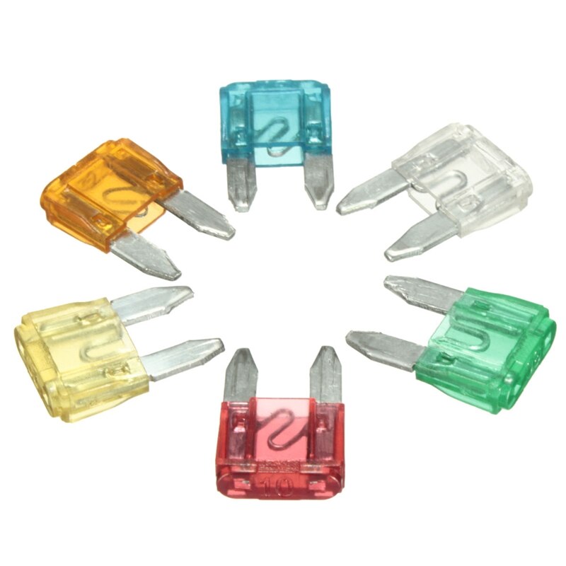 Waterproof In Line Mini Blade Fuse Holder with 6 Fuses 12V Car Automotive 5A 10A 15A 20A 25A 30A 14 AWG Auto Car Fuse Holder