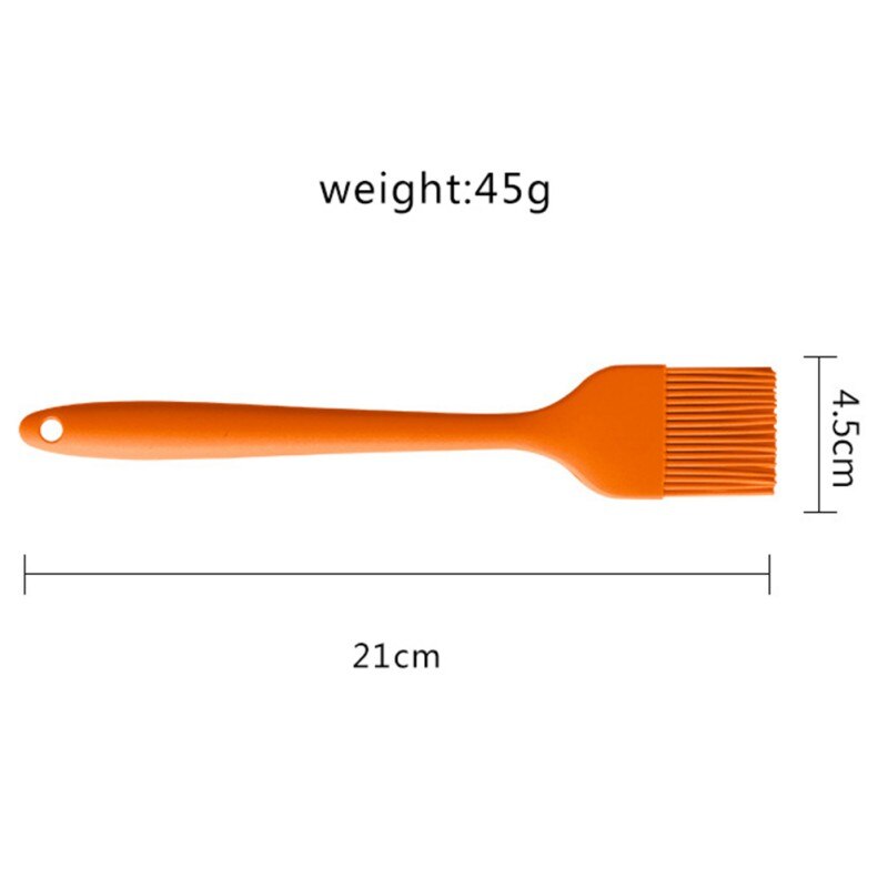 Barbecue Brush Brush For Oil Bake Brush Silicone Pastry Brush Baking BBQ Brush Baking Clear Handle Kitchen Tools BBQ Accessories