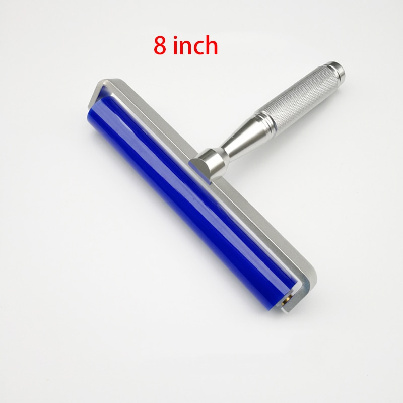 1PCS Dust Removal Sticky Silicone Roller Anti-Static Roller Brush Manual Cleaner Phone Repair Tool Aluminum Alloy Handle